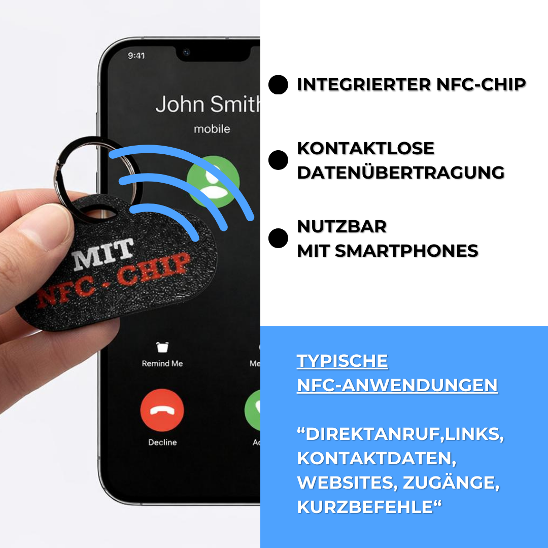 MUSTER - NFC - Schlüsselanhänger (1 Stück)