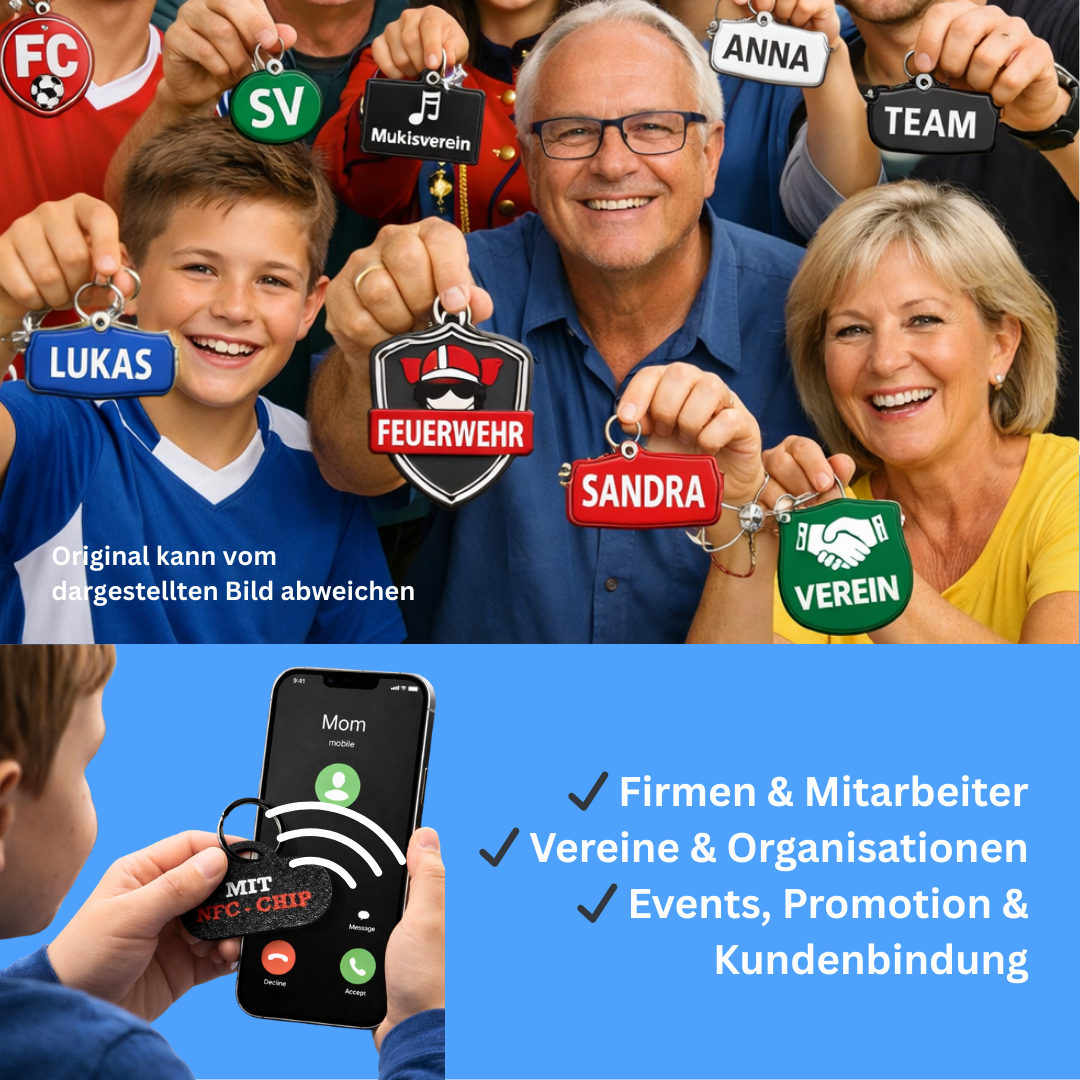 MUSTER - NFC - Schlüsselanhänger (1 Stück)