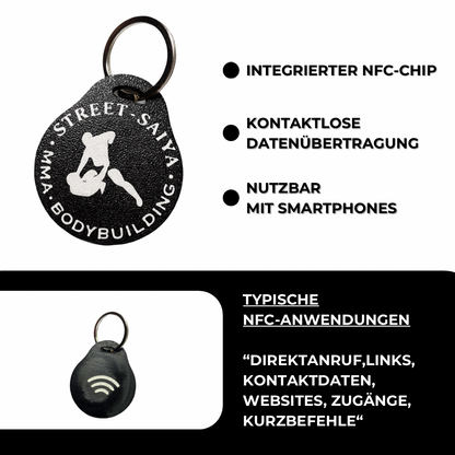STREET SAIYA Schlüsselanhänger Kontaktlos mit Smart - Chip (NFC) Sport