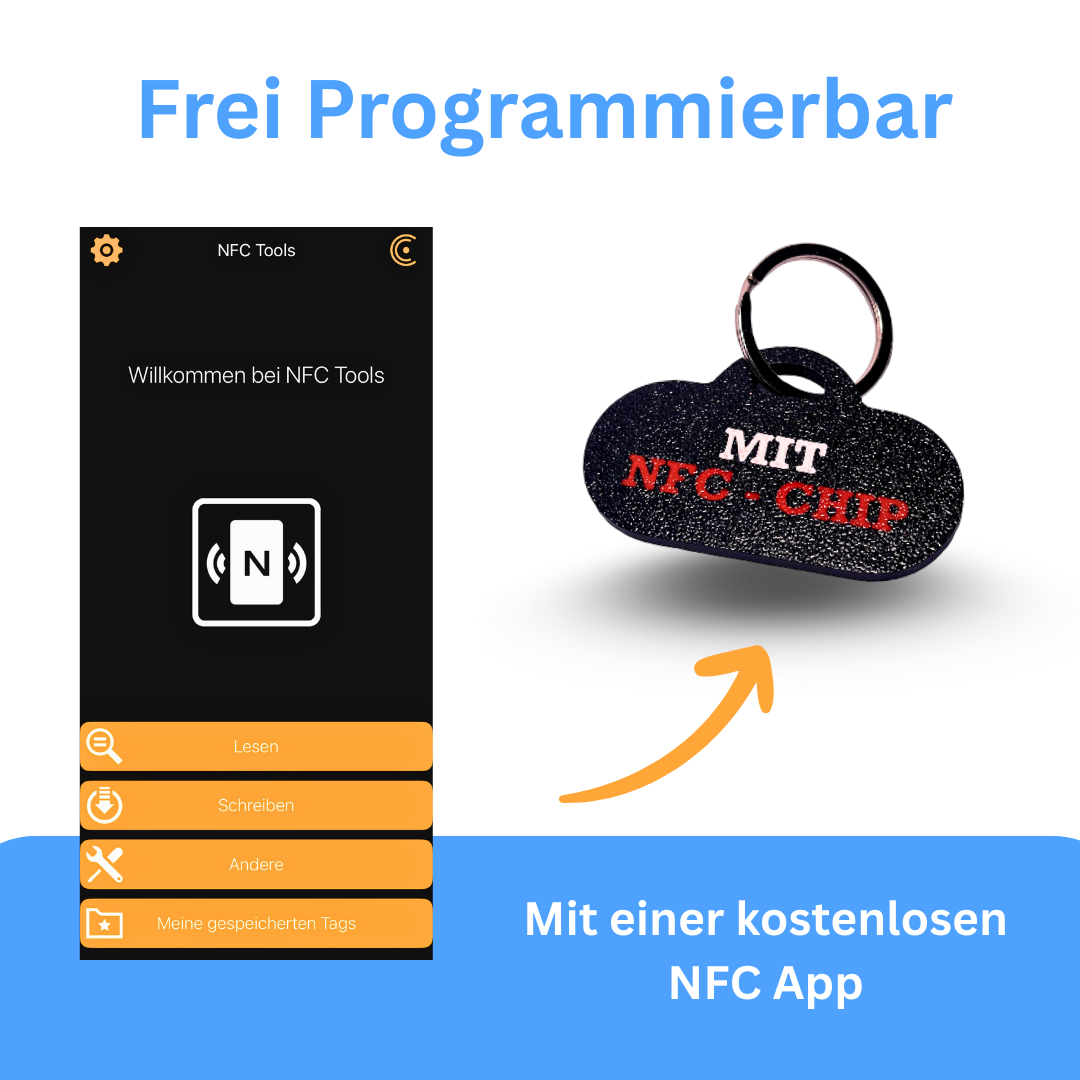 MUSTER - NFC - Schlüsselanhänger (1 Stück)