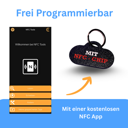 MUSTER - NFC - Schlüsselanhänger (1 Stück)