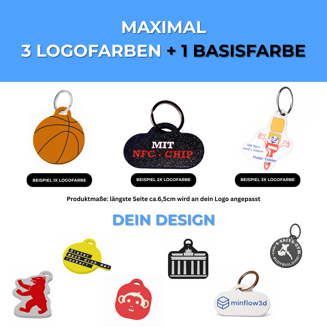 MUSTER - NFC - Schlüsselanhänger (1 Stück)