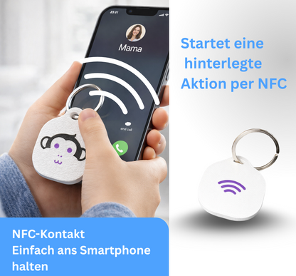 Schlüsselanhänger Kontaktlos mit Smart - Chip (NFC)